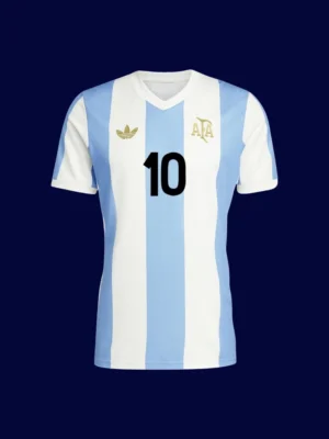 Messi Argentina 50 Years Anniversary Collection jersey front, high-quality collectible fan gear.