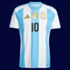 Messi Argentina home jersey front 24/25, high-quality breathable fan gear.