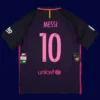 Messi Barcelona away purple retro jersey back 16/17 with #10, breathable and high-quality.