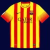 Messi 10 Barcelona Away Yellow Retro Jersey 1314A - KFCool – Football Jerseys & Soccer Kits Store Messi Barcelona away yellow retro jersey front 13/14, high-quality breathable fan classic.