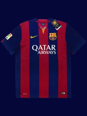 Messi Barcelona home retro jersey front 14/15, high-quality breathable fan classic with #10.