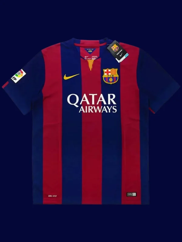 Messi Barcelona home retro jersey front 14/15, high-quality breathable fan classic with #10.