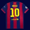 Messi Barcelona home retro jersey back 14/15 with #10, high-quality breathable design.