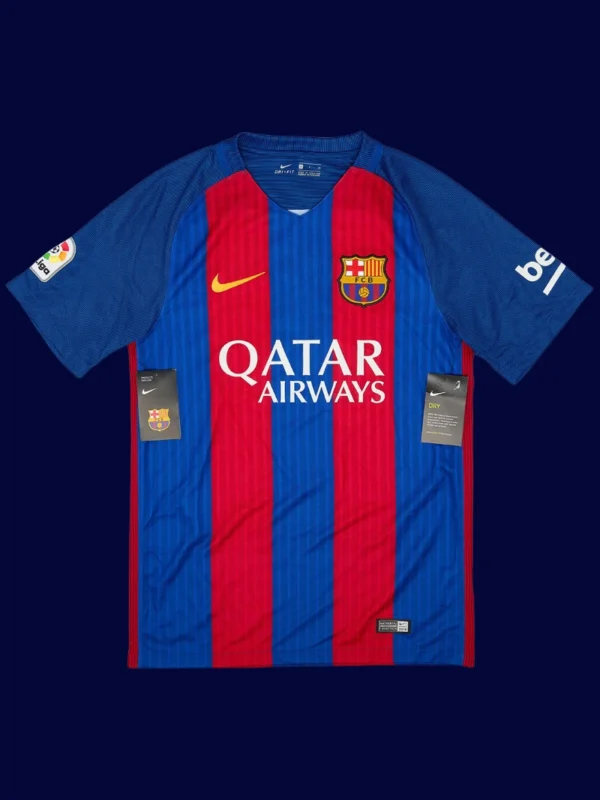 Messi Barcelona home retro jersey front 16/17, high-quality breathable fan classic with #10.