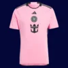 Messi Inter Miami home jersey front 24/25, breathable high-quality fan shirt.