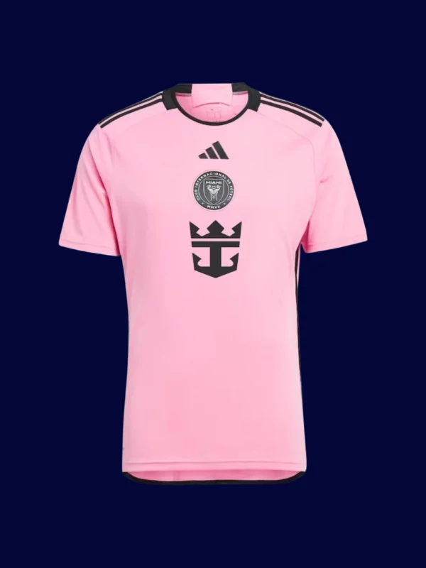 Messi Inter Miami home jersey front 24/25, breathable high-quality fan shirt.