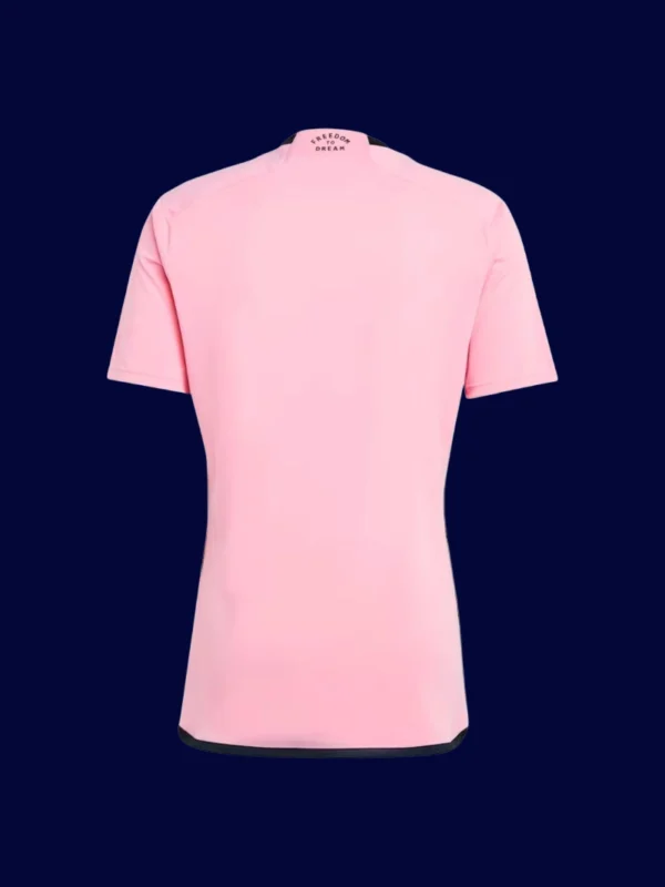 Messi Inter Miami home jersey back 24/25 with #10, high-quality breathable fan design.