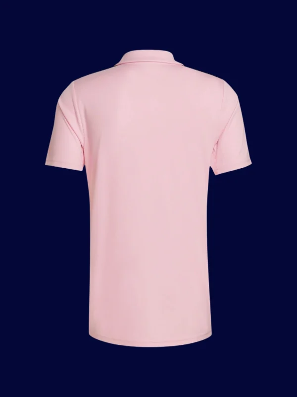 Messi Inter Miami home pink jersey back with #10, breathable design, high-quality and fan collectible.