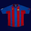 Messi Barcelona home retro jersey front 04/05, high-quality breathable fan classic with #30.