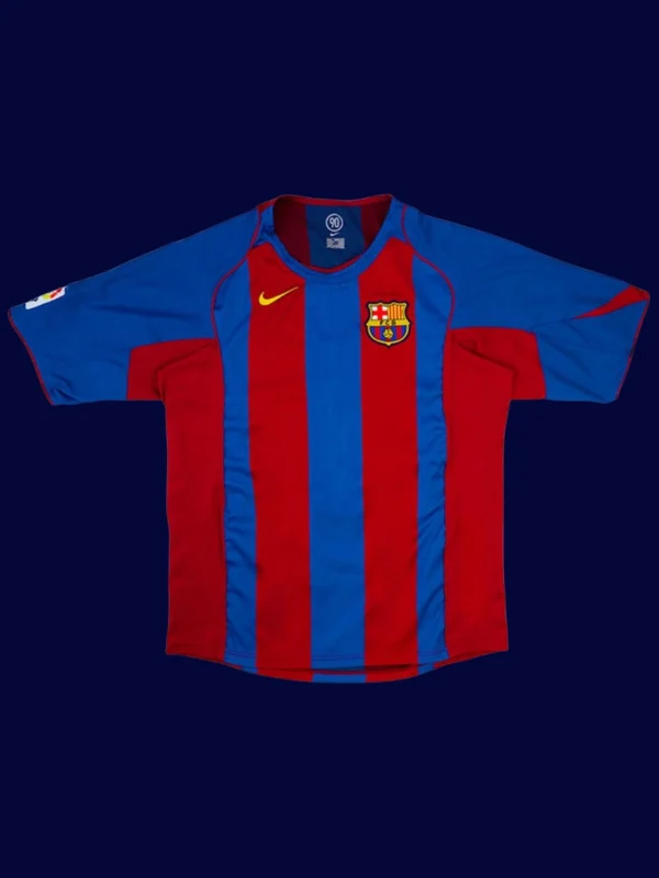 Messi Barcelona home retro jersey front 04/05, high-quality breathable fan classic with #30.