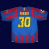Messi Barcelona UCL final home retro jersey back 05/06 with #30, breathable high-quality design.