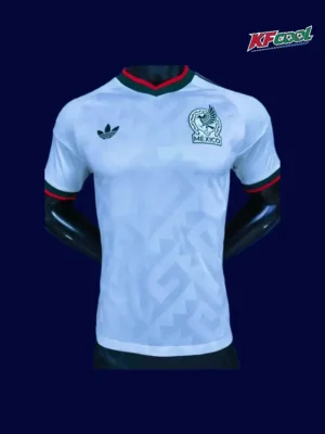 Mexico 26/27 away player jersey front — pro fit, white design