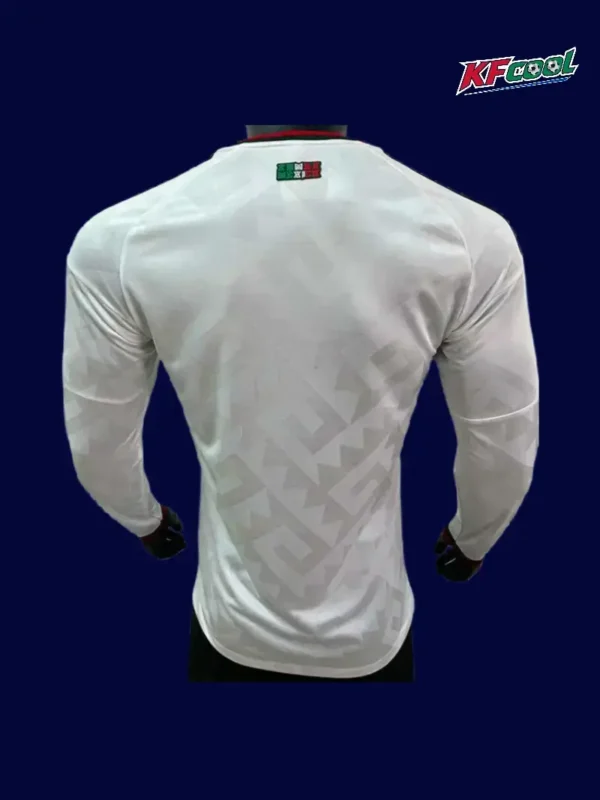 Mexico away white LS jersey 26/27 player back — ventilation panels
