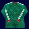 Mexico home green LS jersey 26/27 fans back with seam detail