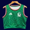 Mexico home green women 26/27 yoga vest front — sleeveless, athletic top