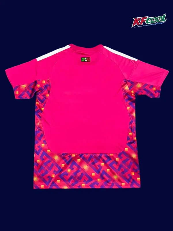 Mexico pink red goalkeeper jersey 26/27 fans back with reinforced panels