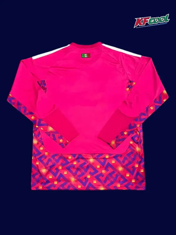 Mexico pink red goalkeeper LS jersey 26/27 fans back with vent panels