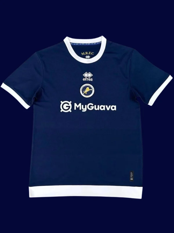 Millwall Home Jersey 25/26 Fans Version front with club crest and classic navy design.