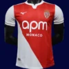 Monaco Home Jersey 25/26 Player Version front pro‑grade lightweight performance shirt
