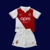 Monaco Home Kids kits 25/26 front lightweight breathable junior football shirt