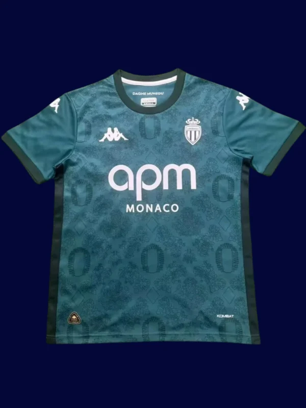 Monaco Third Jersey 25/26 Fans Version front retro breathable collectible football shirt