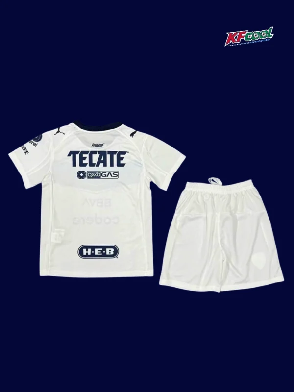 Monterrey away kids kits 25/26 back view