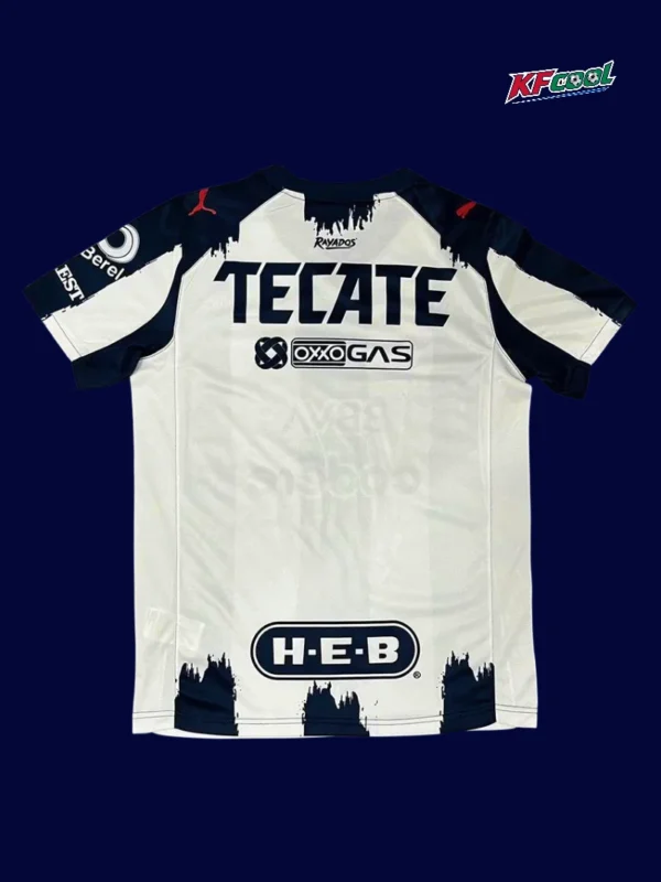 Monterrey home jersey 25/26 fans version back view