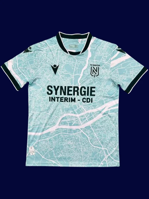 Nantes Away Jersey 25/26 Fans Version front high‑quality breathable lightweight football shirt