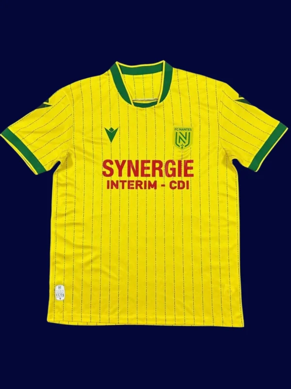 Nantes Home Jersey 25/26 Fans Version front collectible high‑quality football top