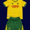 Nantes Home Kids kits 25/26 front lightweight breathable junior football shirt