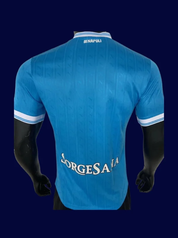 Napoli Home Jersey 25/26 Player Version back with stitched number panel.
