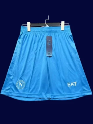 Napoli Home Shorts Pants 25/26 front with official club colors.