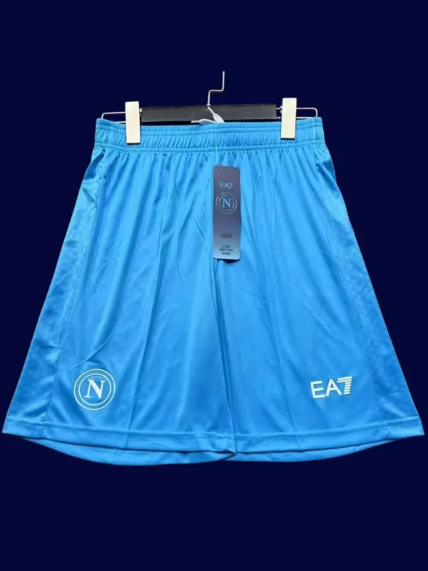 Napoli Home Shorts Pants 25/26 front with official club colors.