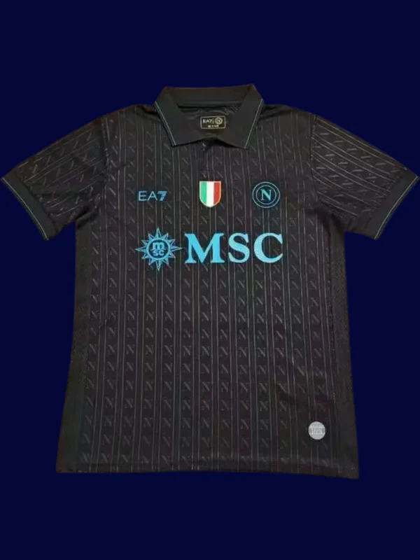 Napoli Third Jersey 25/26 Fans Version front with alternate third kit colors and crest.