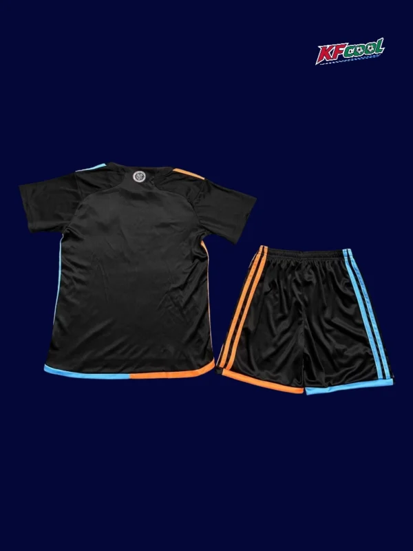 New York City away kids kits 25/26 back view