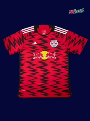 New York Red Bull home jersey 25/26 fans version front red blue stripes