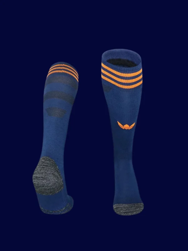 Newcastle United Third Sock 25/26 front lightweight breathable football socks