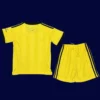 Newcastle United Yellow GK Kids kits 25/26 back custom number
