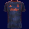 Nottingham Forest Third Jersey 25/26 Fans Version front showing alternate third design and crest.