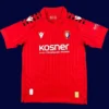 Osasuna Home Jersey 25/26 Fans Version front with club crest and classic design.