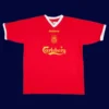 Owen Liverpool red retro shirt front 01/03, high-quality breathable fan gear.