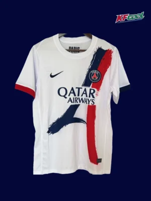 PSG Away White Jersey 25/26 Fans Version