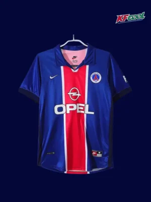 PSG home classic retro jersey 1998/99 front navy red design