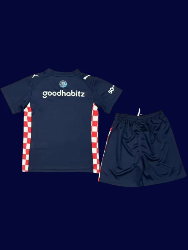 PSV Eindhoven Away Kids kits 25/26 back custom number