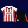 PSV Eindhoven Home Kids kits 25/26 front lightweight breathable junior football shirt