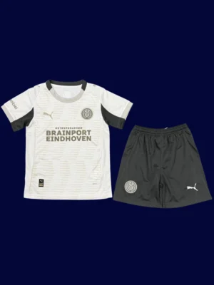 PSV Eindhoven Third Kids kits 25/26 front lightweight breathable junior football shirt