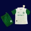 Palmeiras away kids kits 25/26 front white green design