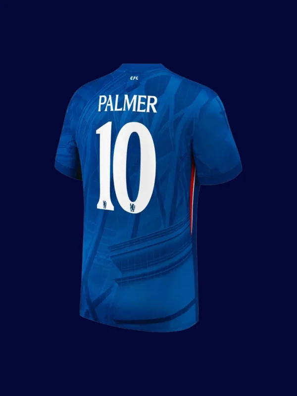 Palmer 10 Chelsea Home Blue Jersey 2526 UCL2 - KFCool – Football Jerseys & Soccer Kits Store Palmer Chelsea home jersey back 25/26 UCL with #10, high-quality breathable design.