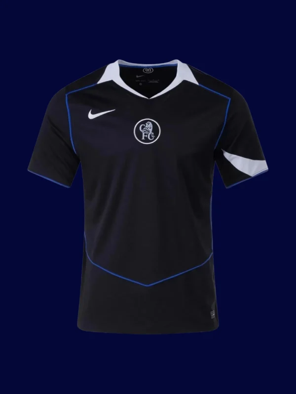 Palmer Chelsea third black jersey front 25/26, high-quality breathable fan gear.