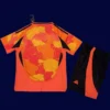Paris FC Third Orange Kids kits 25/26 back custom number